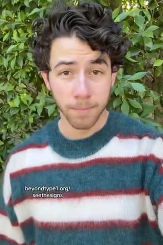 <p>Nick Jonas/Instagram</p> The star is determined to raise awareness about diabetes