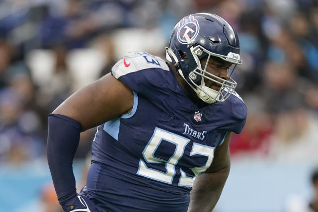 The Tennessee Titans waiving starting nose tackle Teart Tart, AP source says
