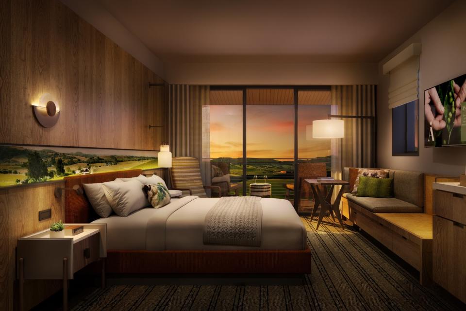 Appellation Hotel rendering of guest room