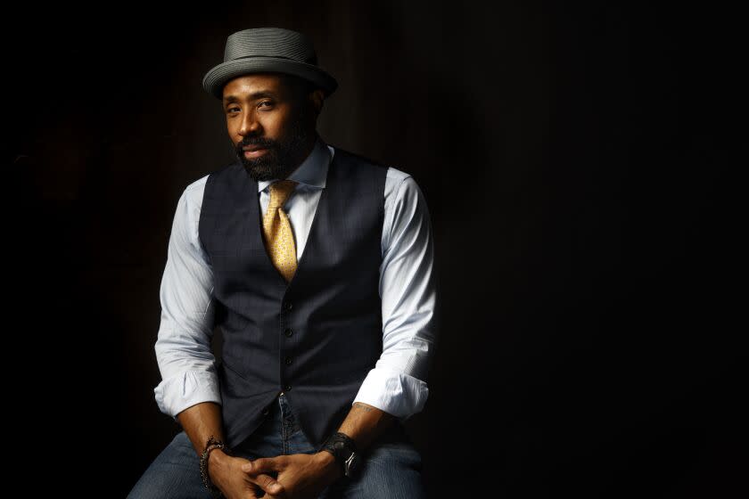 LOS ANGELES,CA --THURSDAY, MAY 10, 2018--Actor Cress Williams, from the CW's, "Black Lightning," is photographed in the Los Angeles Times Studio, in downtown Los Angeles, CA, May 10, 2018. (Jay L. Clendenin / Los Angeles Times)