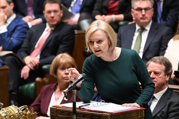 Liz Truss during PMQs last week (Photo: UK Parliament/Jessica Taylor via PA Media)