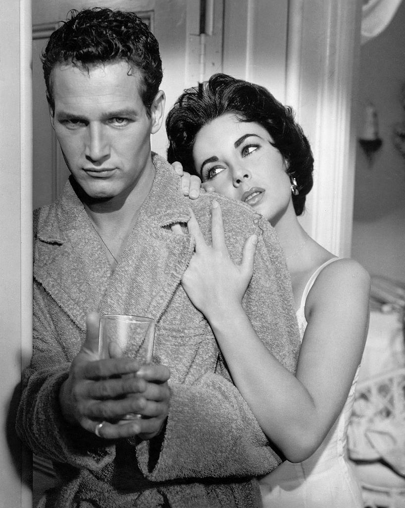 Paul Newman and Elizabeth Taylor in Cat on a Hot Tin Roof