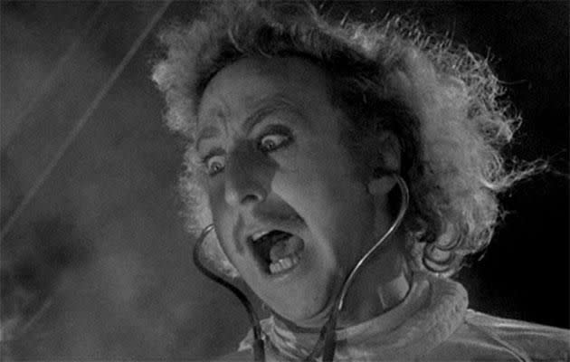 Gene in Young Frankenstein.