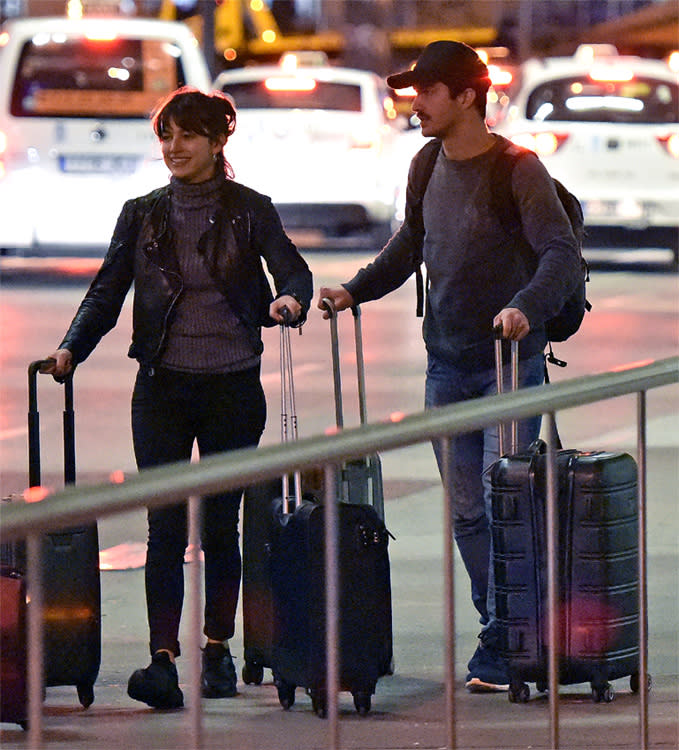 Úrsula Corberó y Chino Darín de viaje