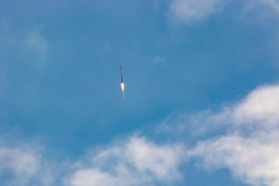 USSF-7 launched from Cape Canaveral on May 17, 2020, at 9:14 a.m. EDT. 
Photo by WFTV's photog Jon Galed