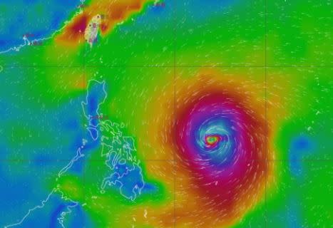 四月颱風生成！舒力基最快2天後形成，不過對台灣並沒有影響。（圖／中央氣象局）