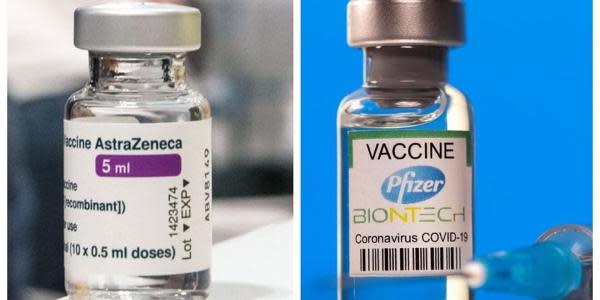 ¿Qué sucede cuando se combinan las dosis anti-covid Pfizer y AstraZeneca?