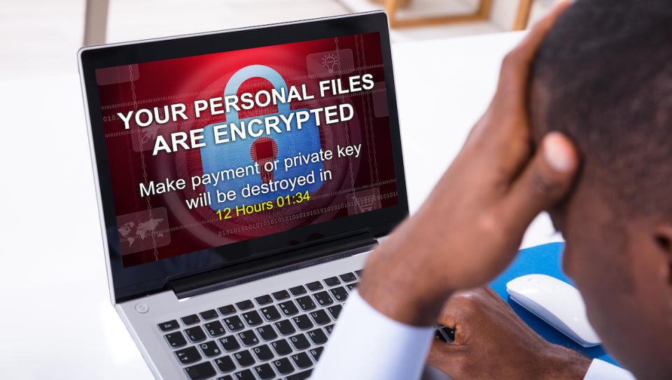 A ransomware attack can attack your laptop in an instant. Arm yourself well. (Photo: Getty) 