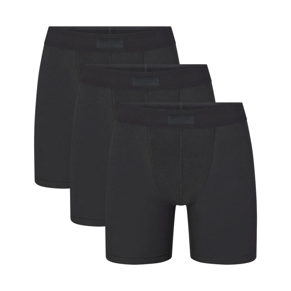 <p><a href="https://go.redirectingat.com?id=74968X1596630&url=https%3A%2F%2Fskims.com%2Fproducts%2Fskims-cotton-mens-5-inch-boxer-brief-3-pack-onyx%3Fvariant%3D41504807223428%26glCountry%3DUS%26glCurrency%3DUSD%26wpsrc%3DGoogle%2BAdWords%26wpcid%3D20789853336%26wpsnetn%3Dx%26gad_source%3D1%26gclid%3DCjwKCAjww_iwBhApEiwAuG6ccNSHbMZdW7BAxxeLqLW169OH4Y-exqKheB26RWKycKKG0fywK-TXoxoCd2gQAvD_BwE&sref=https%3A%2F%2Fwww.esquire.com%2Fstyle%2Fmens-fashion%2Fg27322133%2Fbest-underwear-for-men%2F" rel="nofollow noopener" target="_blank" data-ylk="slk:Shop Now;elm:context_link;itc:0;sec:content-canvas" class="link ">Shop Now</a></p><p>Cotton Boxer Briefs (3-Pack)</p><p>skims.com</p><p>$46.00</p>