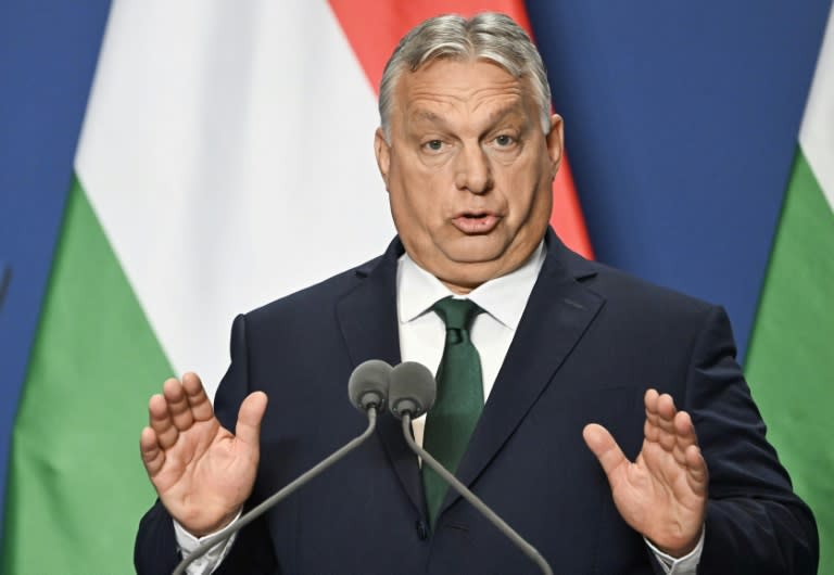 Der ungarische Regierungschef Viktor Orban hat sich befremdet über das Erscheinungsbild Deutschland geäußert und die Migrationspolitik der Bundesregierung scharf kritisiert. Deutschland sehe heute nicht mehr so aus wie vor zehn Jahren, sagte Orban dem staatlichen ungarischen Radiosender Kossuth. (Attila KISBENEDEK)