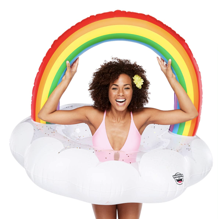 BigMouth Inc. Giant Inflatable Magical Pool Float with Glitter Inside (Photo: Amazon)
