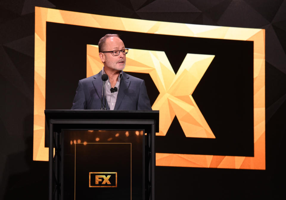 LOS ANGELES - JANUARY 12: John Landgraf, Chairman, FX Content & FX Productions at the FX Networks Winter TCA 2023 Press Tour at the Langham Huntington Hotel in Pasadena, California on January 12, 2023. (Photo by Frank Micelotta/PictureGroup for FX Networks)