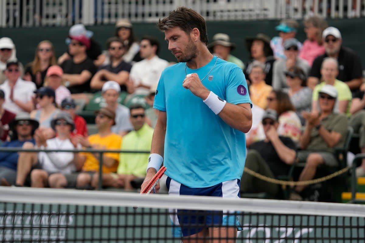 Cameron Norrie, pictured, beat Wu Tung-lin (Mark J Terrill/AP) (AP)