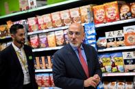 FILE PHOTO: Britain's Chancellor of the Exchequer Zahawi visits an ASDA supermarket, in London
