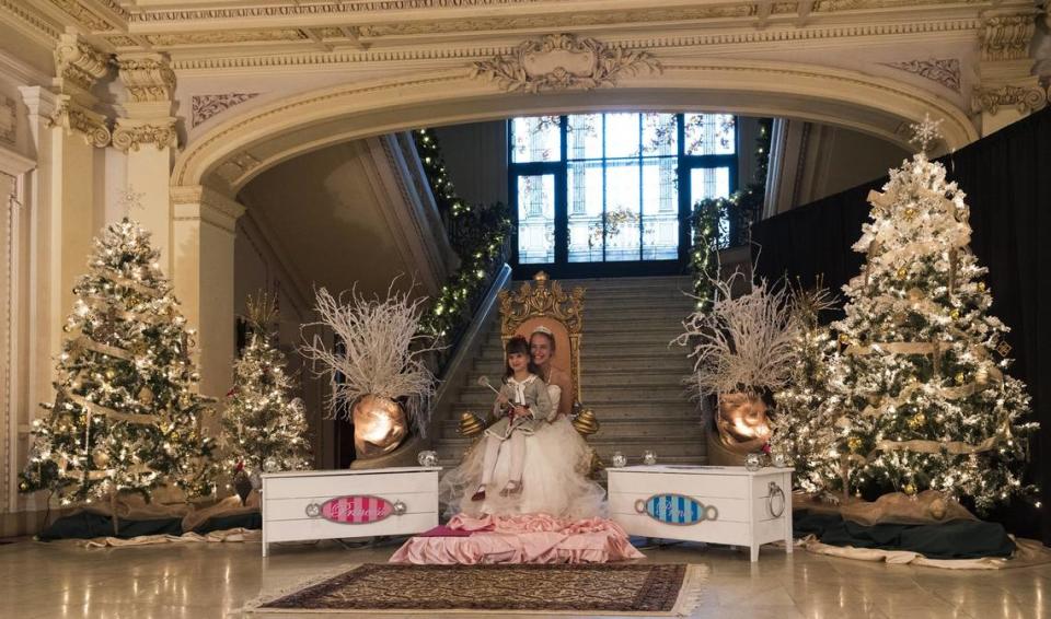 The Fairy Princess, here in 2016 before the Kansas City Museum’s renovation, will welcome children Dec. 9-12 in the Betty Milbank Waldrop Salon on the first floor of the museum.