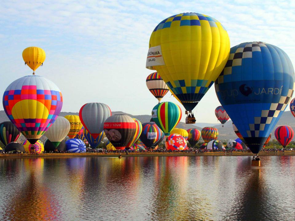 hot air balloons