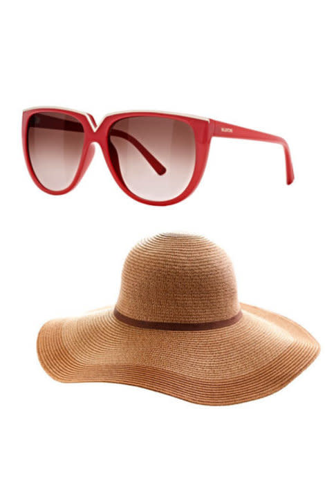 Valentino sunglasses and J.Crew hat