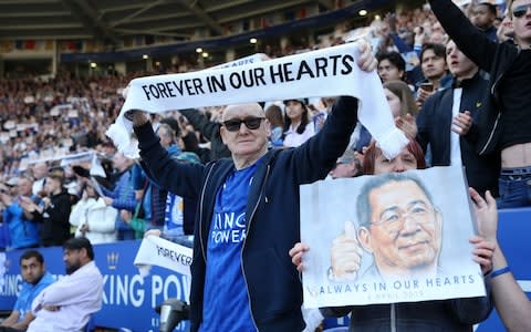 Fans mourn the death of Vichai Srivaddhanaprabha - Credit: Getty images