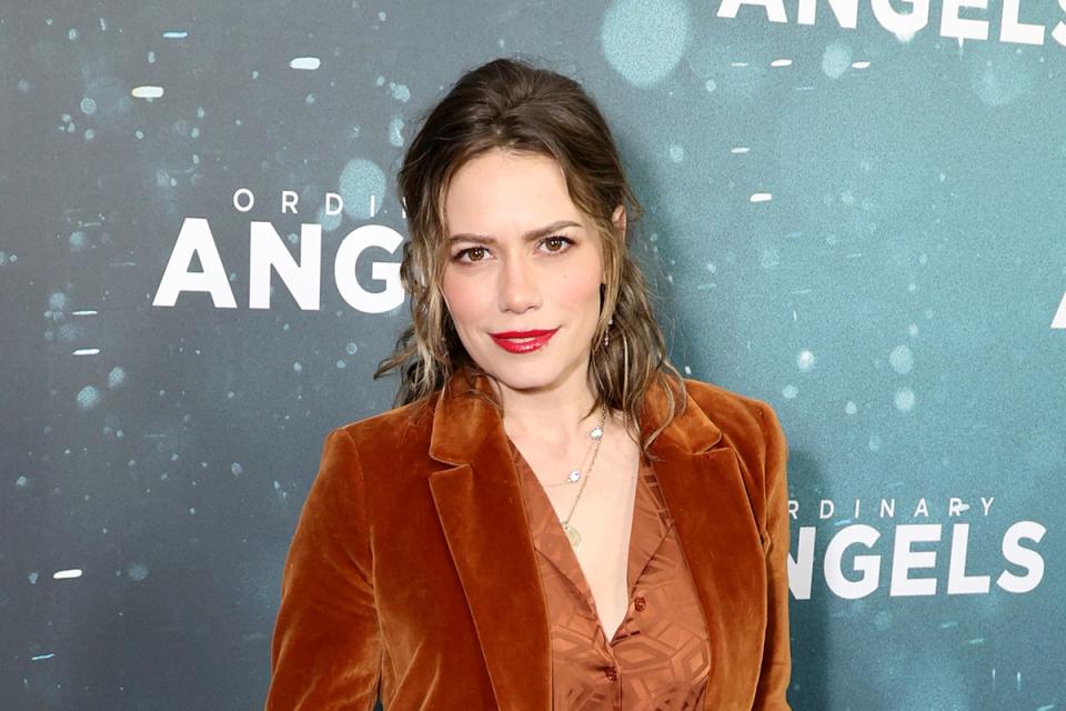 Bethany Joy Lenz attends the premiere of ‘Ordinary Angels’ in New York, 19 February 2024 (Michael Loccisano/Getty Images)
