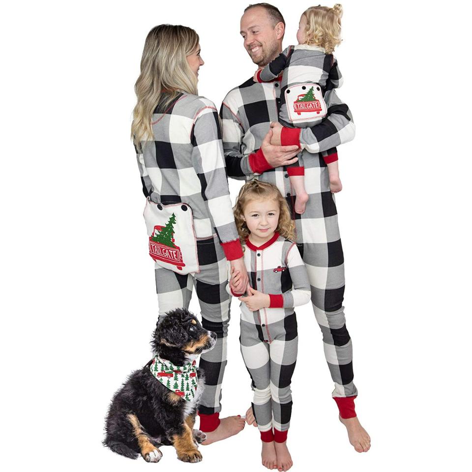 matching pajamas dog baby kids teens adults