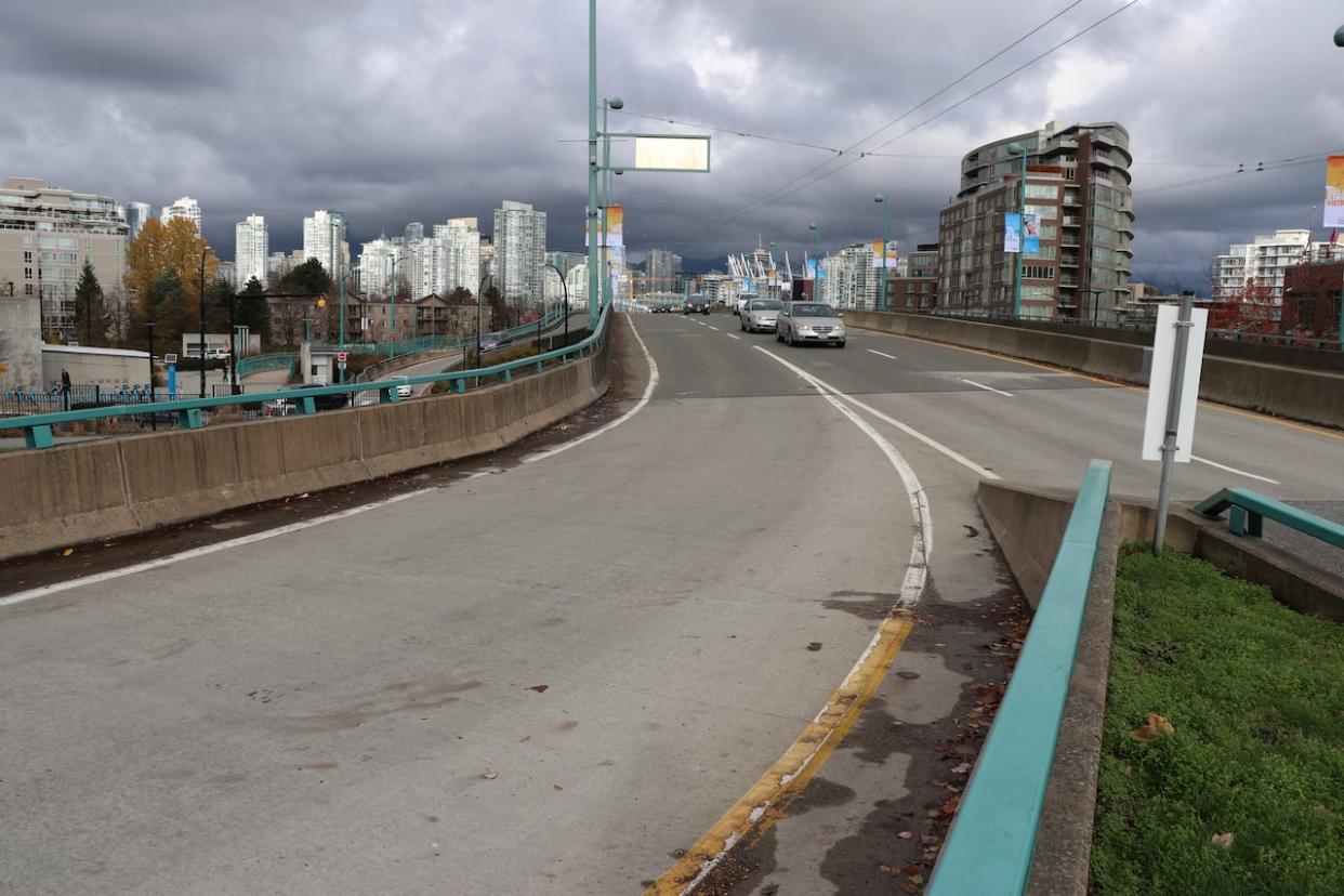 The Cambie Street Bridge is closing Thursday night into Friday for a major movie shoot. (Cory Correia/CBC News - image credit)