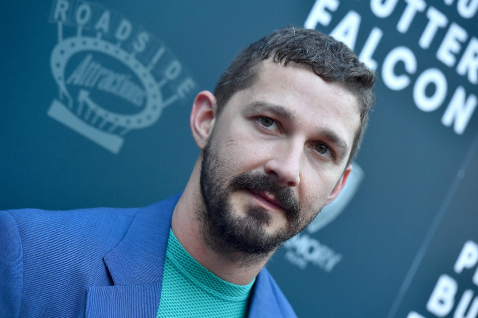 HOLLYWOOD, CALIFORNIA - AUGUST 01: Shia LaBeouf attends the LA Special Screening of Roadside Attractions' "The Peanut Butter Falcon" at ArcLight Hollywood on August 01, 2019 in Hollywood, California. (Photo by Axelle/Bauer-Griffin/FilmMagic)