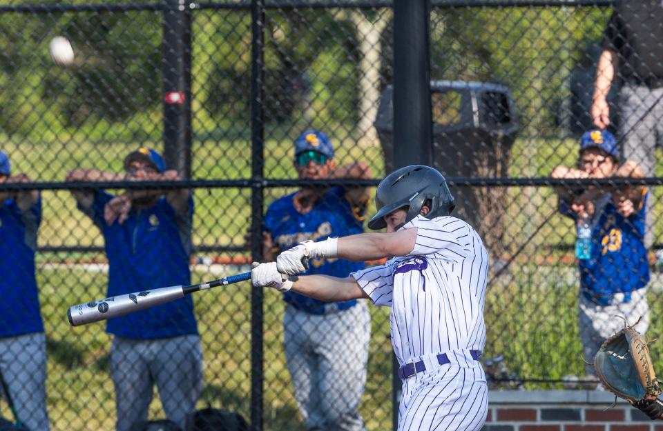 Rumson-Fair Haven's Parker Shenman had some key hits for the Bulldogs last season.