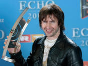 <p>Das internationale Pendant zu Herbert Grönemeyer war beim ECHO 2008 der Brite James Blunt mit seinem Album “All the Lost Souls”. Er setzte sich unter anderem gegen Bruce Springsteen und Michael Bublé durch. (Bild-Copyright: Miguel Villagran/AP Photo) </p>