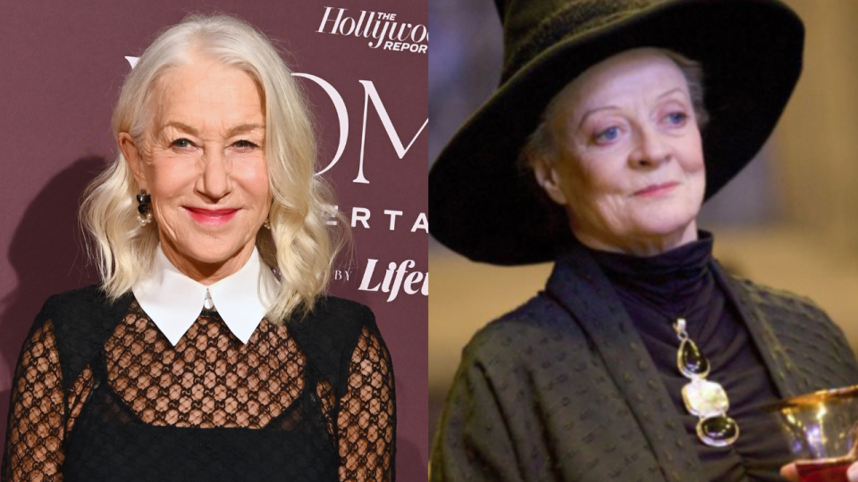 Helen Mirren as Minerva McGonagall