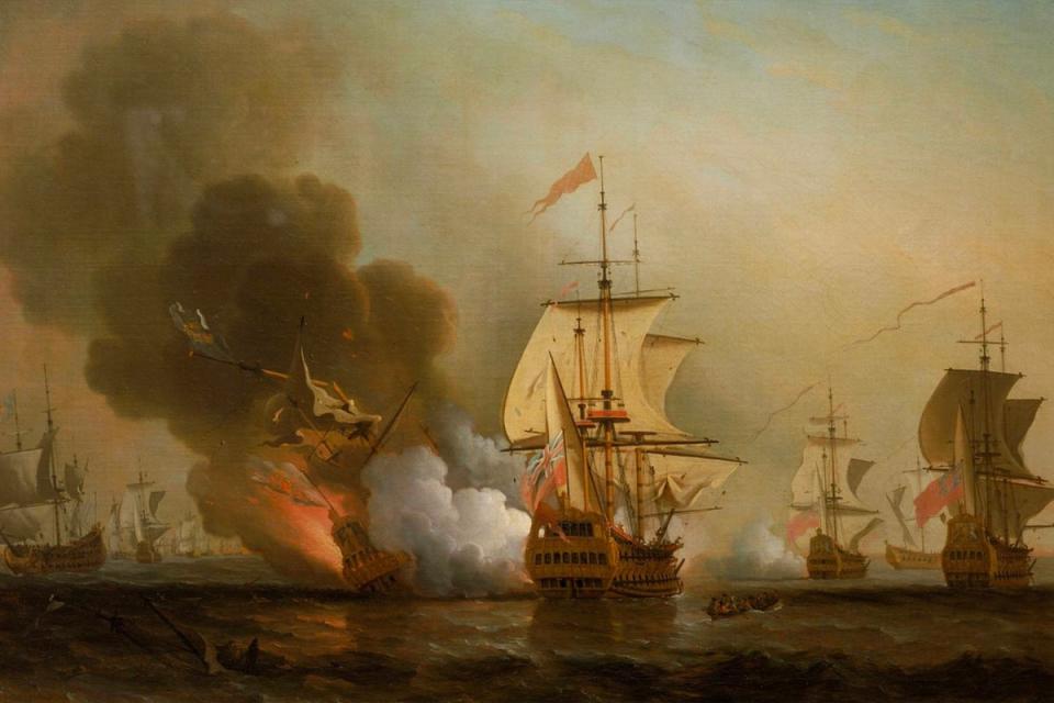 El galeón San José se hundió durante una batalla en 1708 (Armada colombiana)