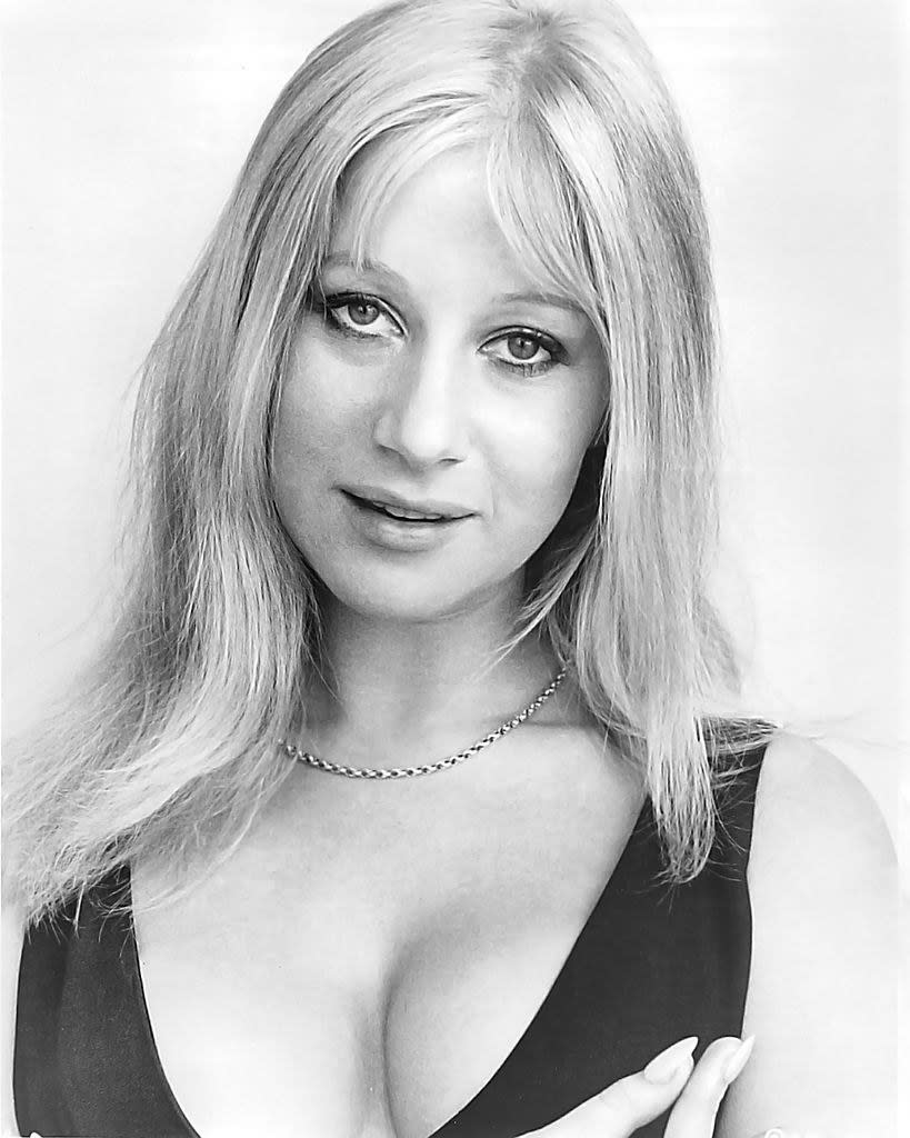 Mirren posing for a portrait in 1970