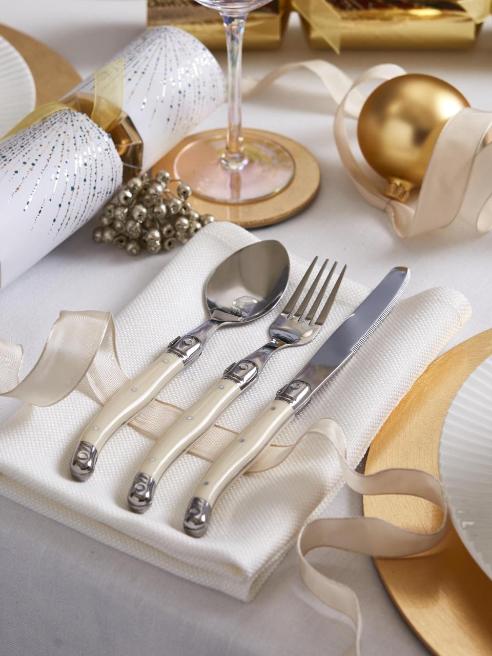 10) 24-piece cutlery set, £19.99