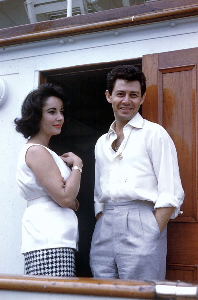 1959: Elizabeth Taylor and Eddie Fisher