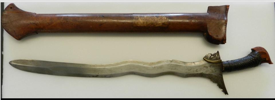 A stolen kris dagger, once given as a gift to naval commander Oliver Hazard Perry, was repatriated from Canada in 2019 and given to the U.S. Naval Academy Museum. The case was handled by Homeland Security Investigations in Delaware.