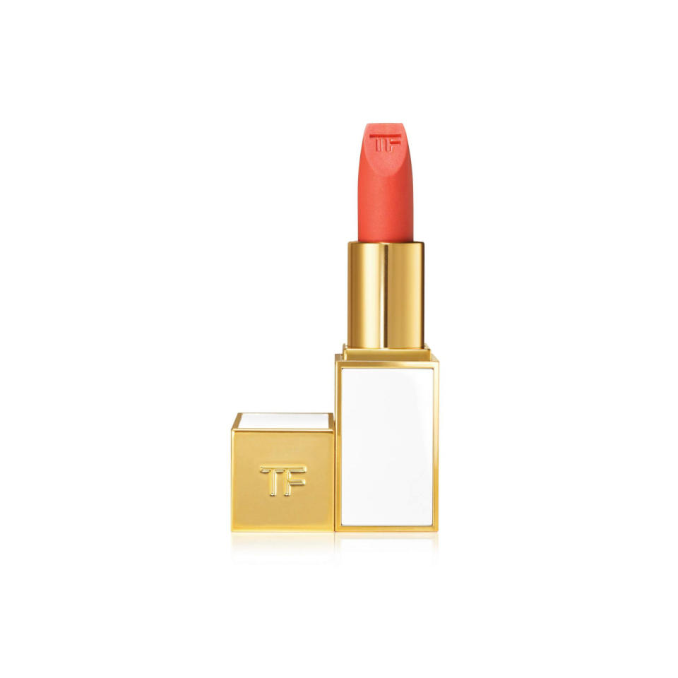 It’s hard to beat Tom Ford’s packaging, and this lipstick is no exception. The limited-edition sheer lipstick (one of four in the collection) comes in a sleek white tube that you won’t mind taking out of your bag and applying in public. Tom Ford Lip Color Sheer ($50)