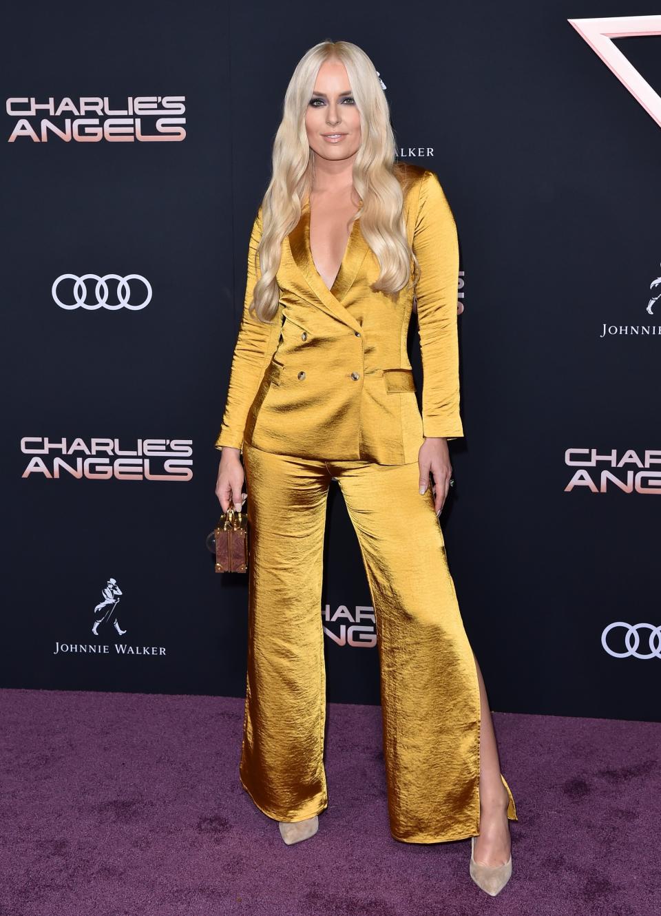 Lindsey Vonn is sharing her experience with body-shaming on the red carpet. (Image via Getty Images)