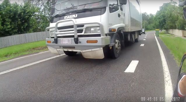 The father-of-three has now taken to YouTube to share near misses on Australia's roads. Source: Cameron Frewer