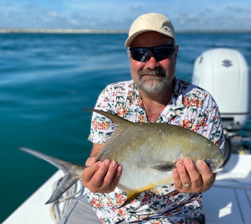 Capt. Jeff Patterson led a recent group to some tasty permit.