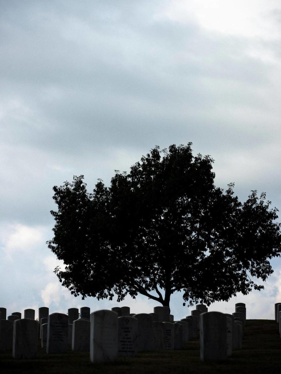 Camp Nelson National Cemetery in Jessamine County, Ky., on Wednesday, Sept. 7, 2023.