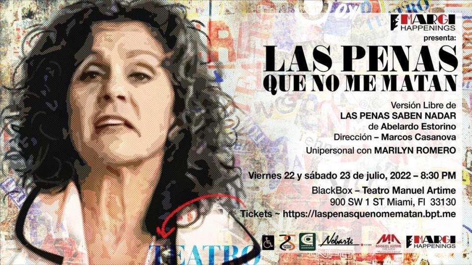 Póster promocional de “Las penas que no me matan”.