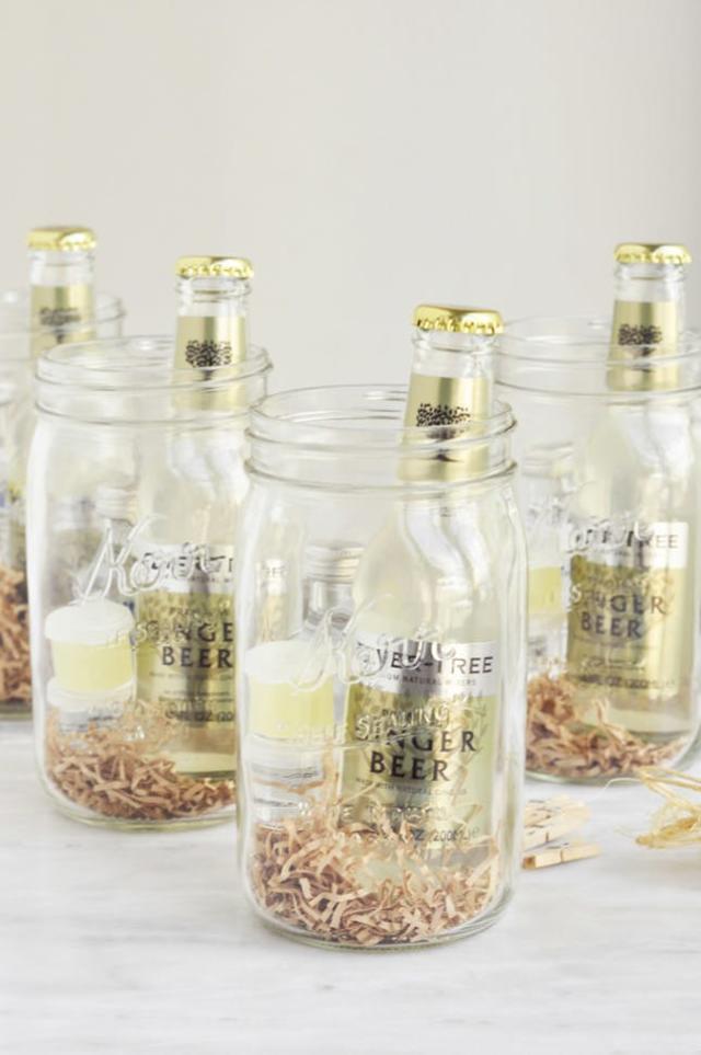 DIY Mason Jar Cocktail Set (Parting Gifts or Bridal Shower Favors)