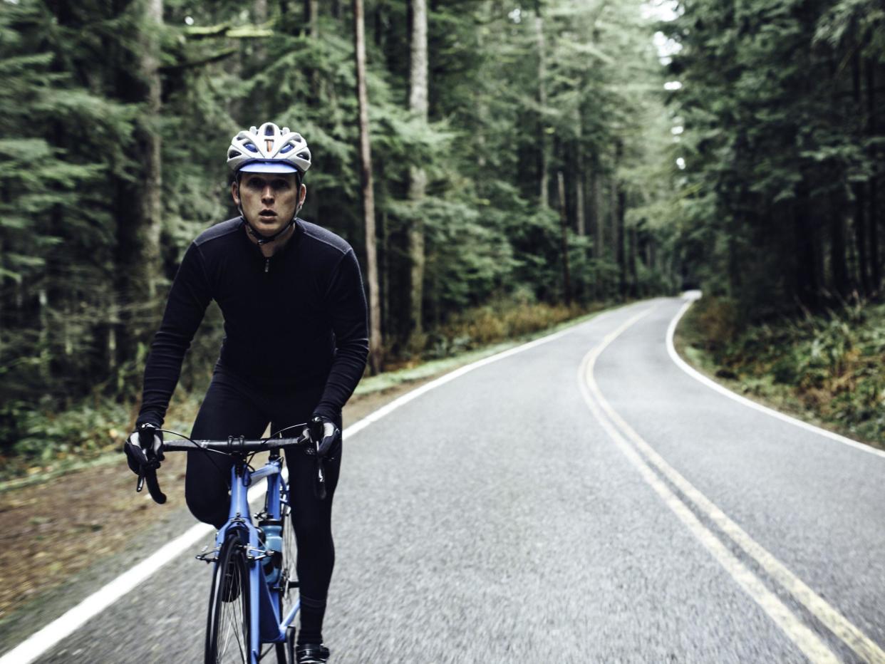 Get on your bike: cycling in comfort in all weather means wearing the right sportswear: iStock