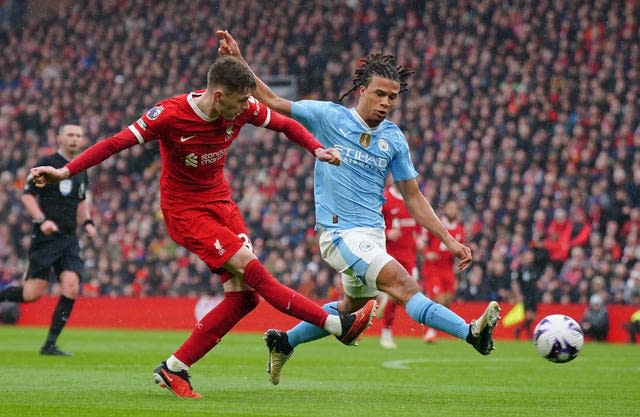 Nathan Ake will be unavailable for Manchester City on Wednesday (Peter Byrne/PA)