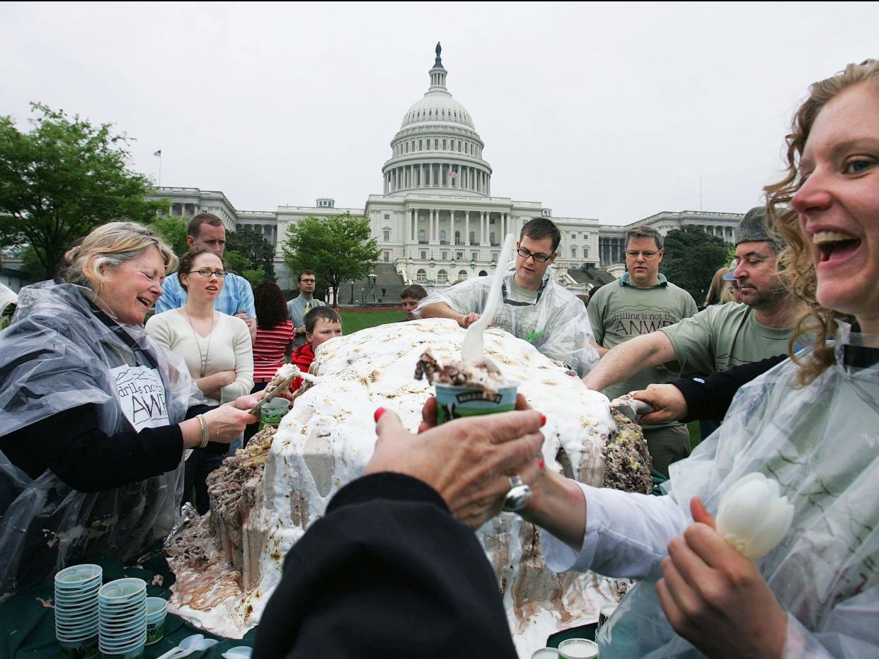 ben & Jerrys baked alaska protest