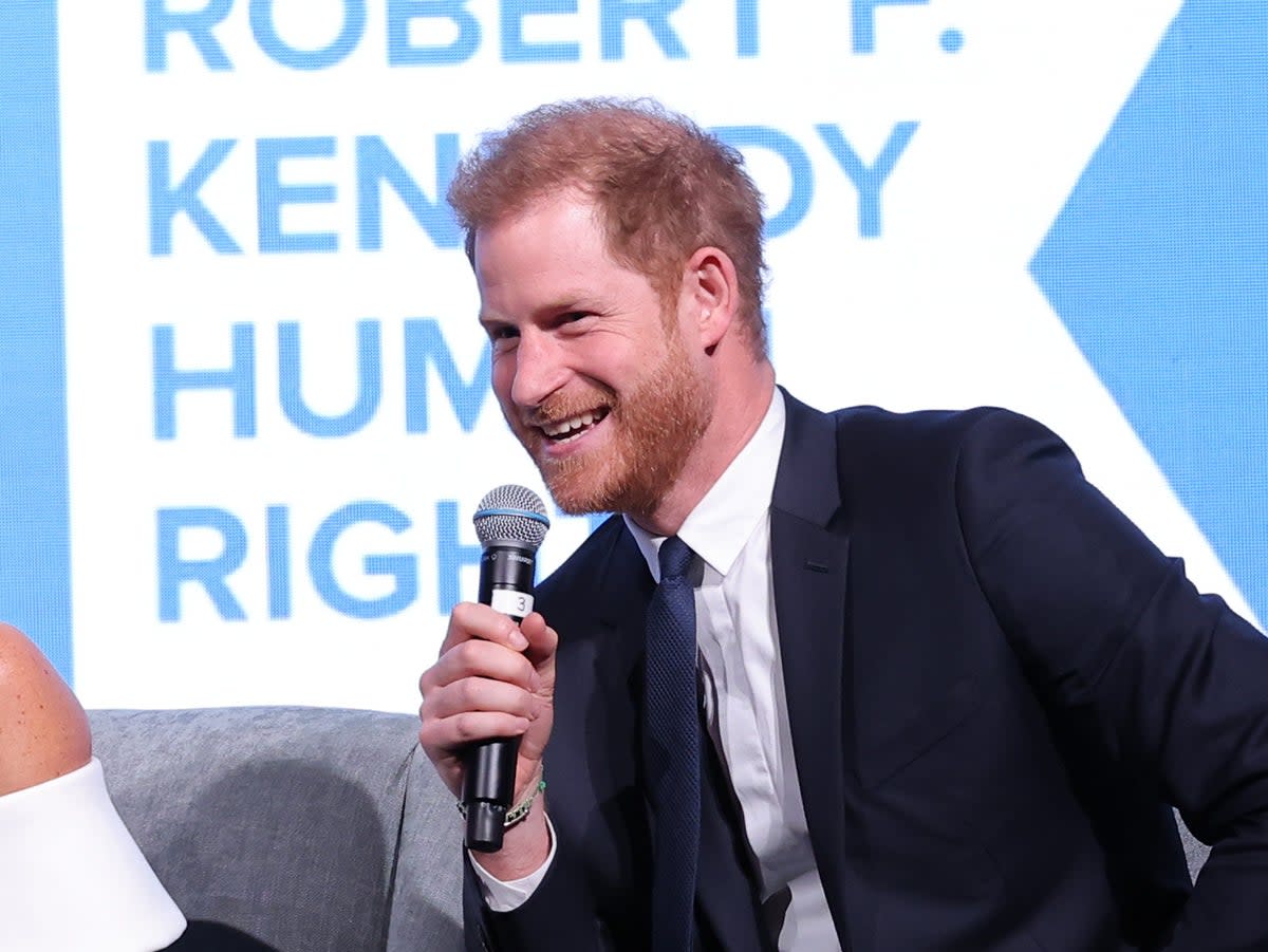 Prince Harry, Duke of Sussex (Mike Coppola/Getty Images for 2022 Robert F. Kennedy Human Rights Ripple of Hope Gala)