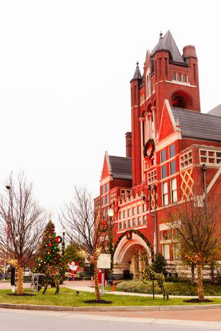 <p>CEDRIC ANGELES</p> Bundle up, and take a walk to see the decorations around the courthouse in Bardstown.