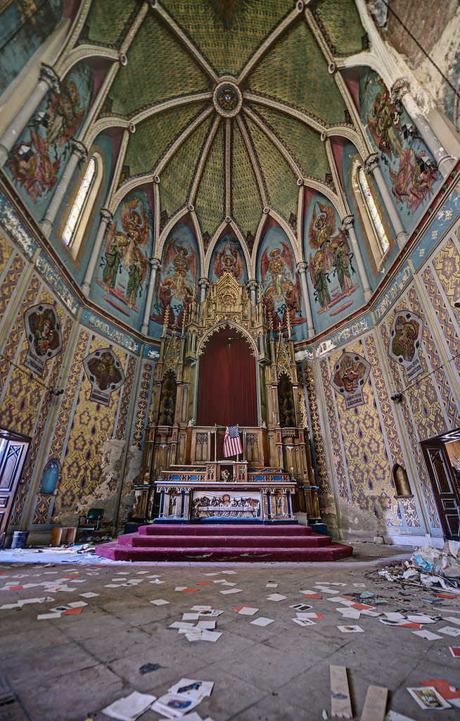 This Pennsylvania church lies empty, waiting for the people to return.  Credit: <a href="https://www.facebook.com/odinsravenphotography" target="_blank">Dan Marbaix</a>