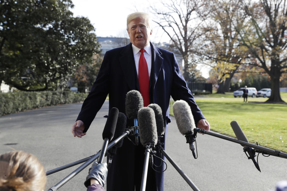 President Donald Trump announced Friday that he would nominate William Barr to be attorney general. (Photo: THE ASSOCIATED PRESS)