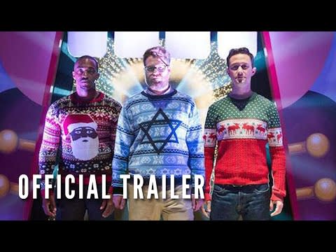 <p>You might be surprised to see <em>The Night Before </em>so high on the list. But for what this movie is—a fairly vulgar holiday comedy for adutls—it's basically perfect. A trio of friends (Rogen, Joseph Gordon-Levitt, Anthony Mackie) have a Christmas tradition of getting drunk every Christmas Eve after one of their friends lost his parents in an accident as a teenager. <em>The Night Before </em>catches up with the three of them as adults in different stages of life; Mackie's character is a famous athlete, Rogen's is about to have a baby, and JGL's is a heartbroken slacker, as they get ready for what they decide is the final time for this long-running tradition. </p><p>And then the partying starts, and the mostly drug and alcohol-induced adventure takes them all through New York City looking for a legendary and elusive party. Great music, lots of laughs, and an absolutely amazing Michael Shannon performance make this movie one you have to revisit every holiday season at the very least. </p><p><a class="link " href="https://www.amazon.com/gp/product/B018AEYWXS?tag=syn-yahoo-20&ascsubtag=%5Bartid%7C2139.g.33509661%5Bsrc%7Cyahoo-us" rel="nofollow noopener" target="_blank" data-ylk="slk:Stream It Here;elm:context_link;itc:0;sec:content-canvas">Stream It Here</a></p><p><a href="https://www.youtube.com/watch?v=kOBdxkhJvHQ" rel="nofollow noopener" target="_blank" data-ylk="slk:See the original post on Youtube;elm:context_link;itc:0;sec:content-canvas" class="link ">See the original post on Youtube</a></p>