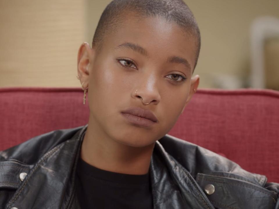 Willow Smith in an episode of "Red Table Talk."